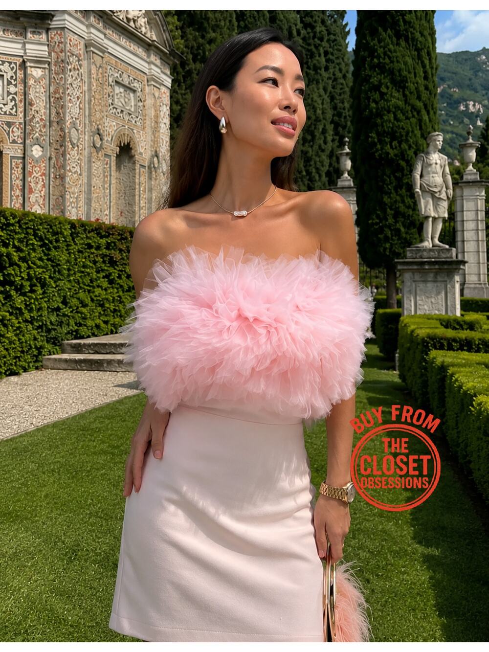 ZARA Pink Voluminous Tulle Mini Dress NWT Blogger Favorite Size M